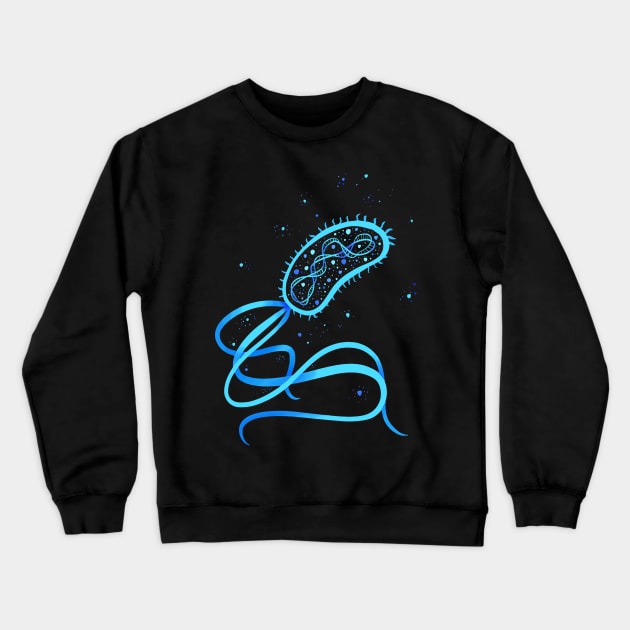 E. coli Crewneck Sweatshirt by MicrobeLizah